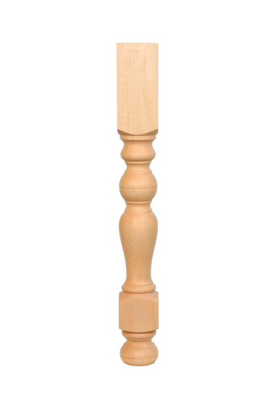 35" Unfinished Table Legs