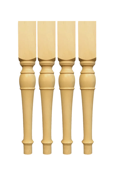 29'' Knotty pine dining Table Legs