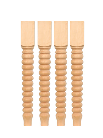 Unfinished Table Legs Set of Four TL 1269