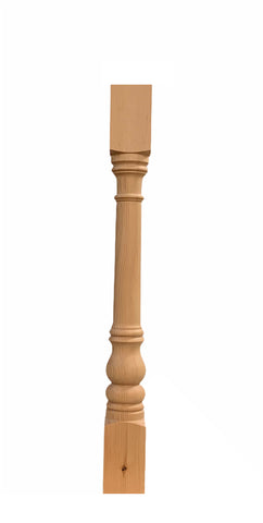 Knotty Pine- 42", 35", 29" Height Bar Leg, Island leg or table leg - tablelegssite.com