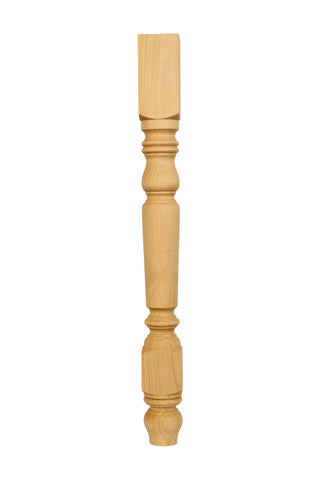 35 inches unfinished turned island legs